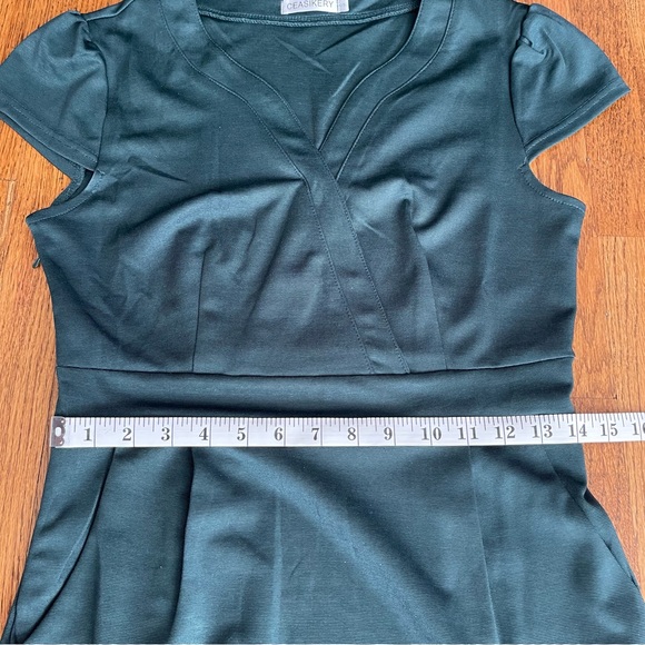CEASIKERY Women's Business Cocktail Pencil Dress with Pockets - Picture 11 of 16